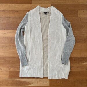 Banana Republic Cashmere Colorblock Open Cardigan